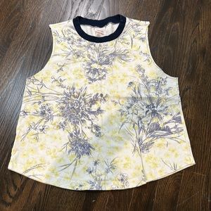 Cinq a’ sept Tank top tee floral xs